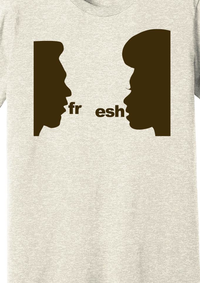 FRESH SILHOUETTE RETRO WOMENS TEE - Mixerfriendly