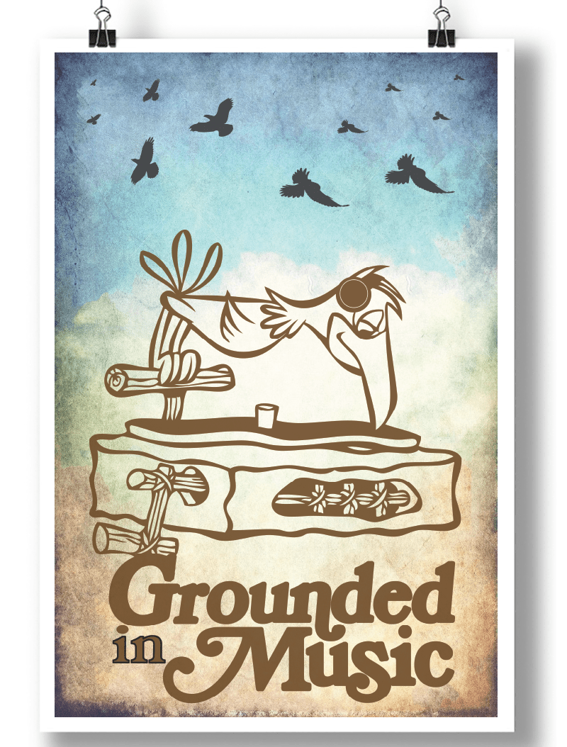 GROUNDED IN MUSIC POSTER image 0