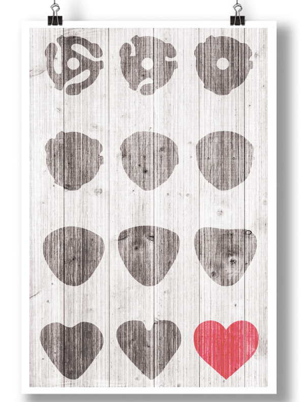 45 VINYL RECORD ADAPTOR POSTER - Mixerfriendly