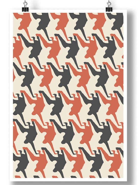 ESCHER BREAKDANCING POSTER image 0