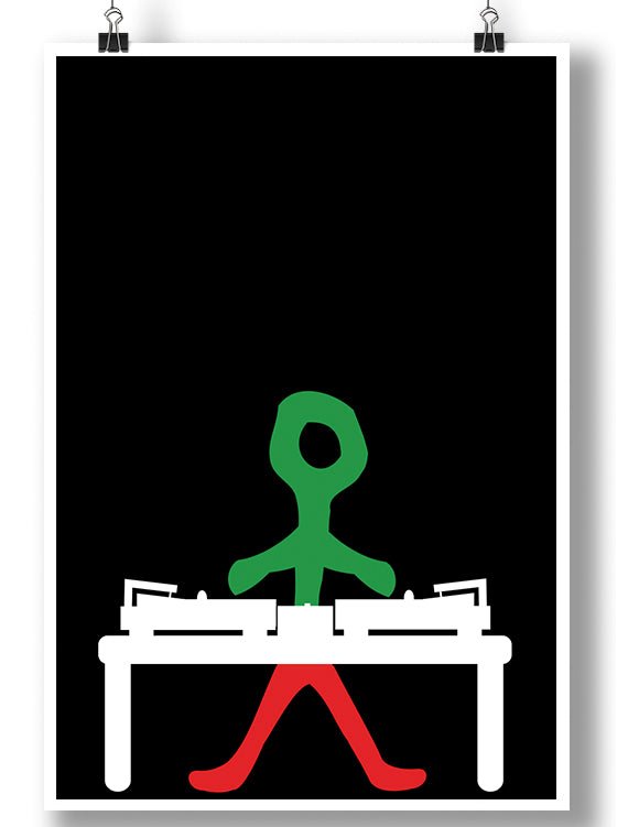 ATCQ DJ CHARACTER POSTER image 0