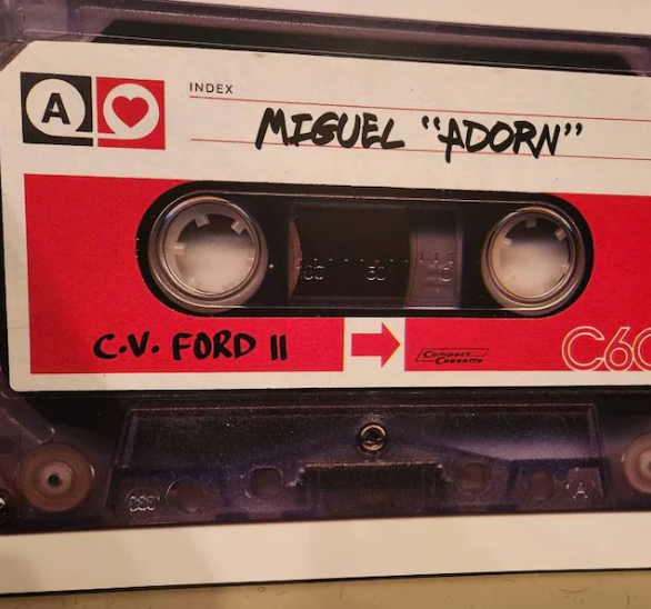 PERSONALIZED CASSETTE MIXTAPE POSTER