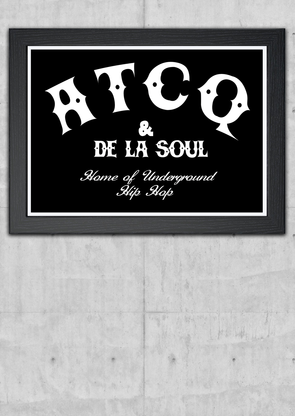 HIP HOP AND ROCK RETRO POSTER POSTER