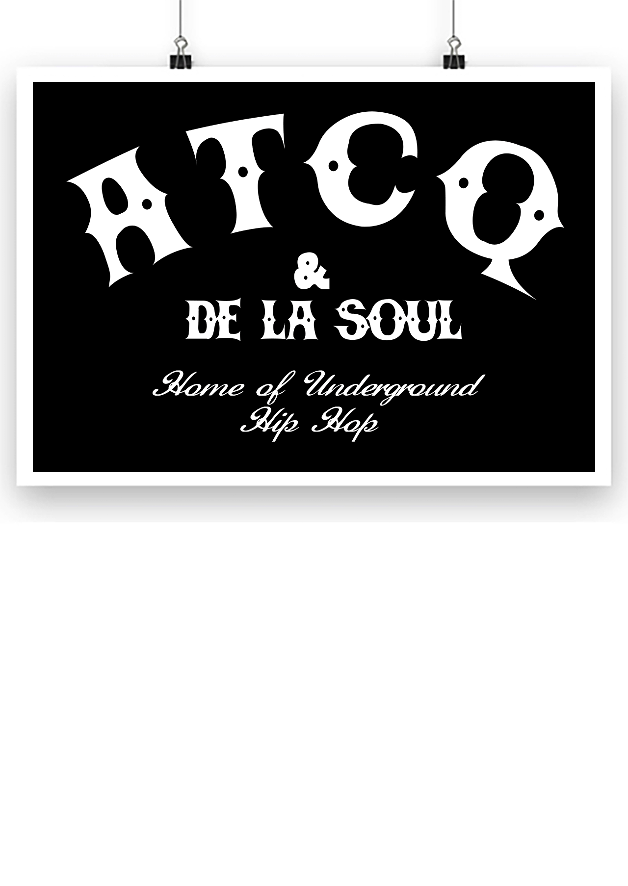 HIP HOP AND ROCK RETRO POSTER POSTER