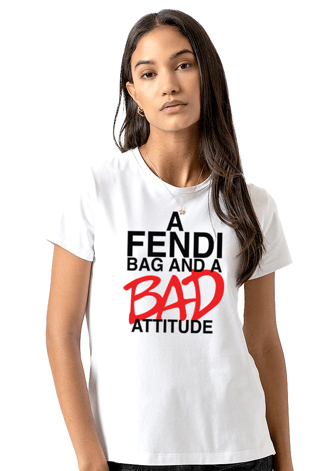 BAD ATTITUDE HIP HOP WOMENS TEE - Mixerfriendly