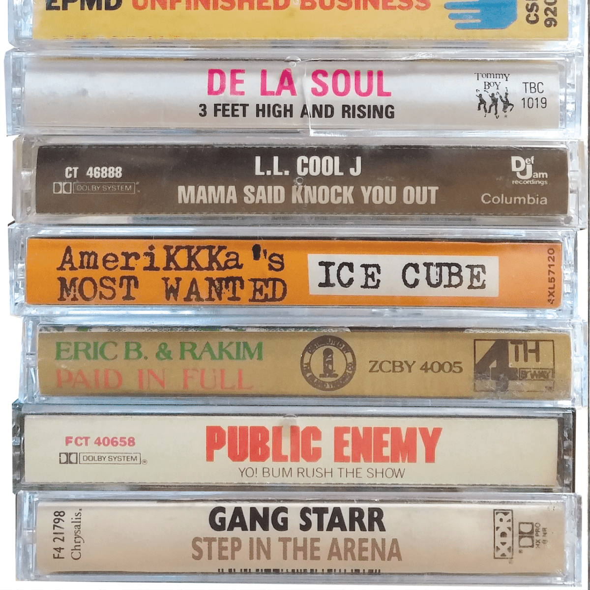 CLASSIC HIP HOP CASSETTE TAPES POSTER - Mixerfriendly