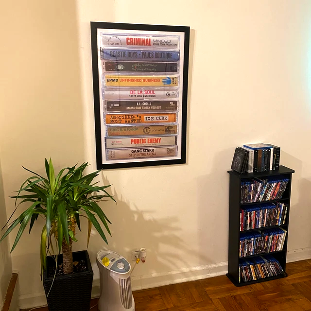 CLASSIC HIP HOP CASSETTE TAPES POSTER - Mixerfriendly