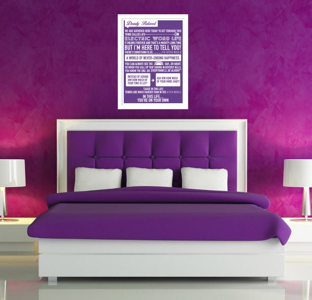 DEARLY BELOVED PRINCE LYRICS POSTER - Mixerfriendly