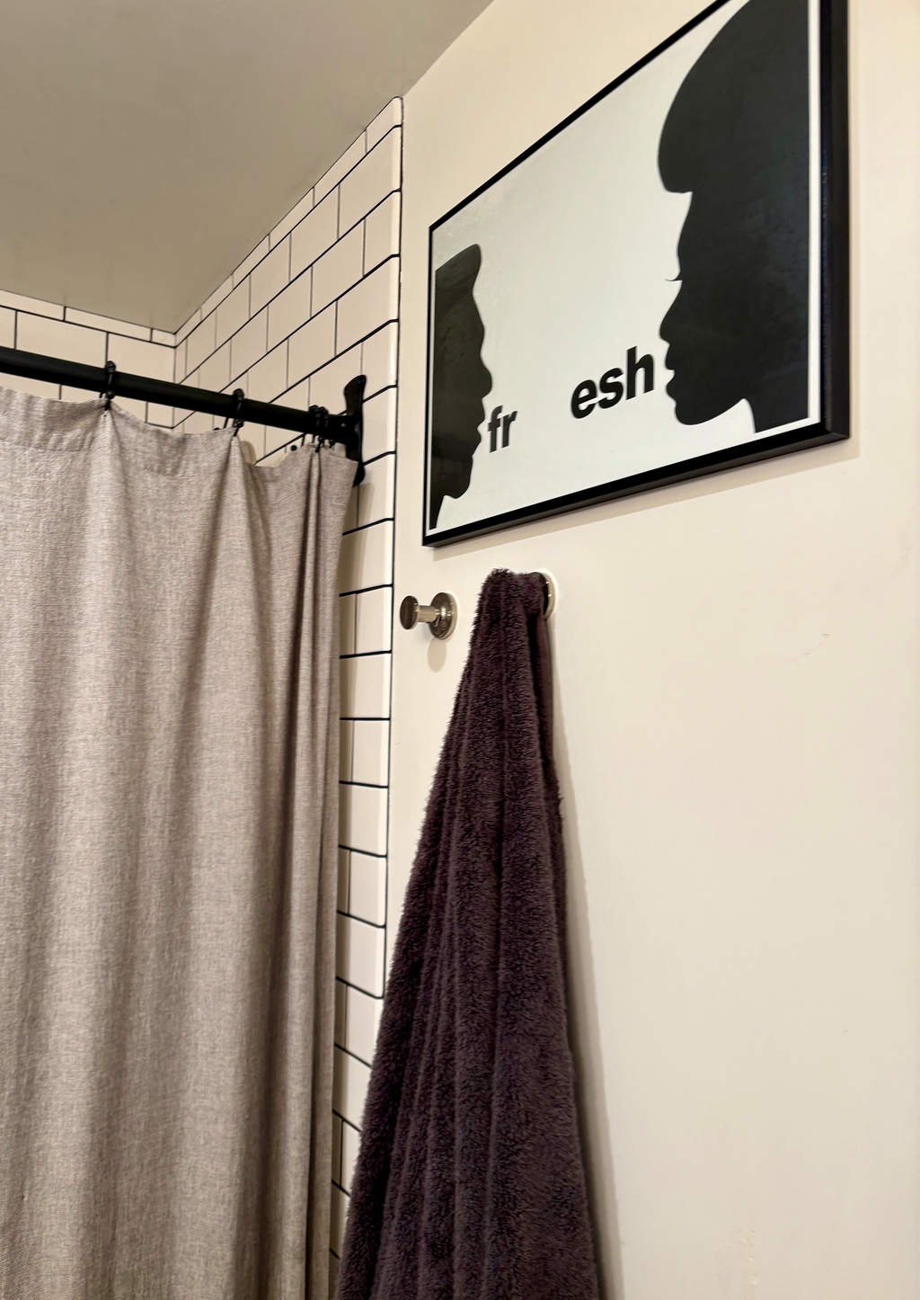 FRESH MAN WOMAN SILHOUETTE POSTER