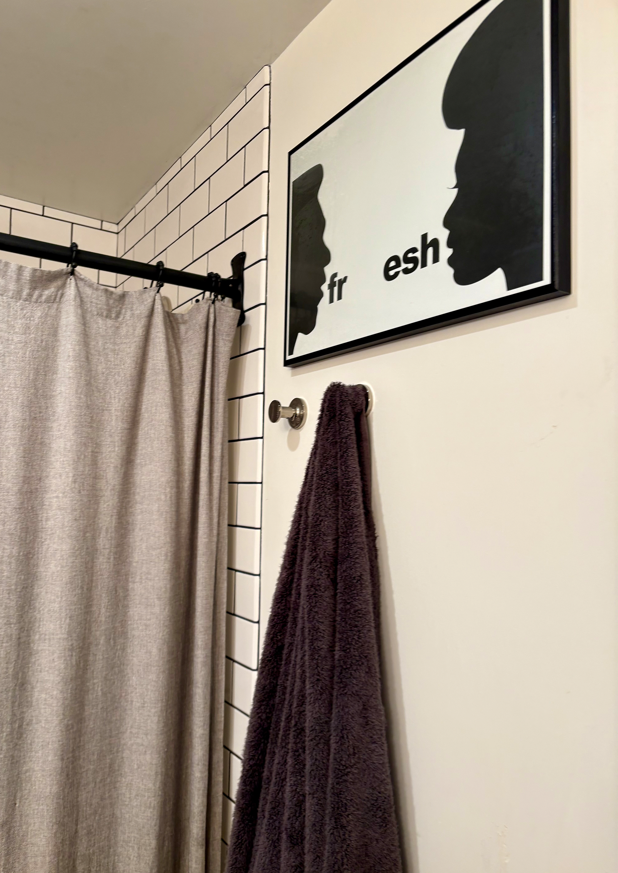 FRESH MAN WOMAN SILHOUETTE POSTER