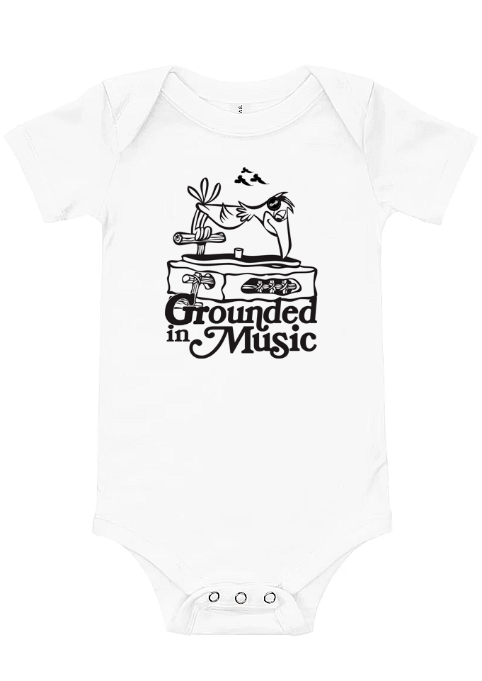 GROUNDED IN MUSIC ONESIE & TEE - Mixerfriendly