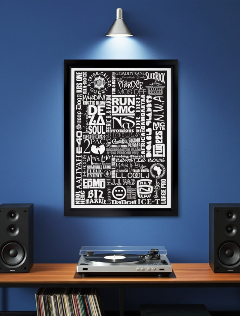 HIP HOP HISTORY POSTER
