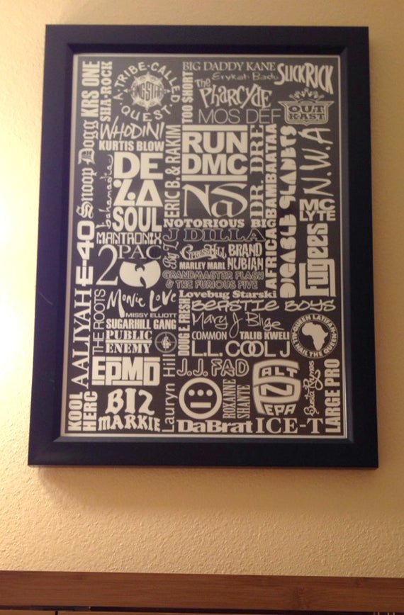 HIP HOP HISTORY ARTISTS POSTER - Mixerfriendly