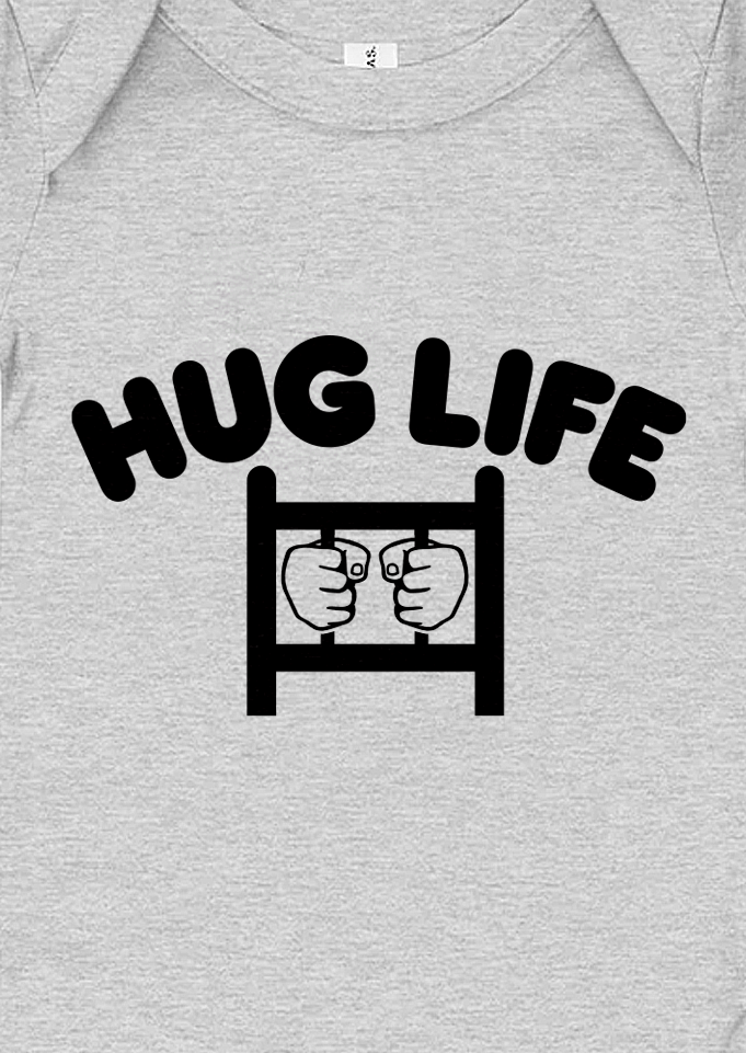 HUG LIFE 2PAC HIP HOP ONESIE & TEE - Mixerfriendly