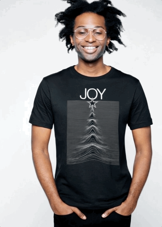 JOY CHRISTMAS MENS TEE - Mixerfriendly