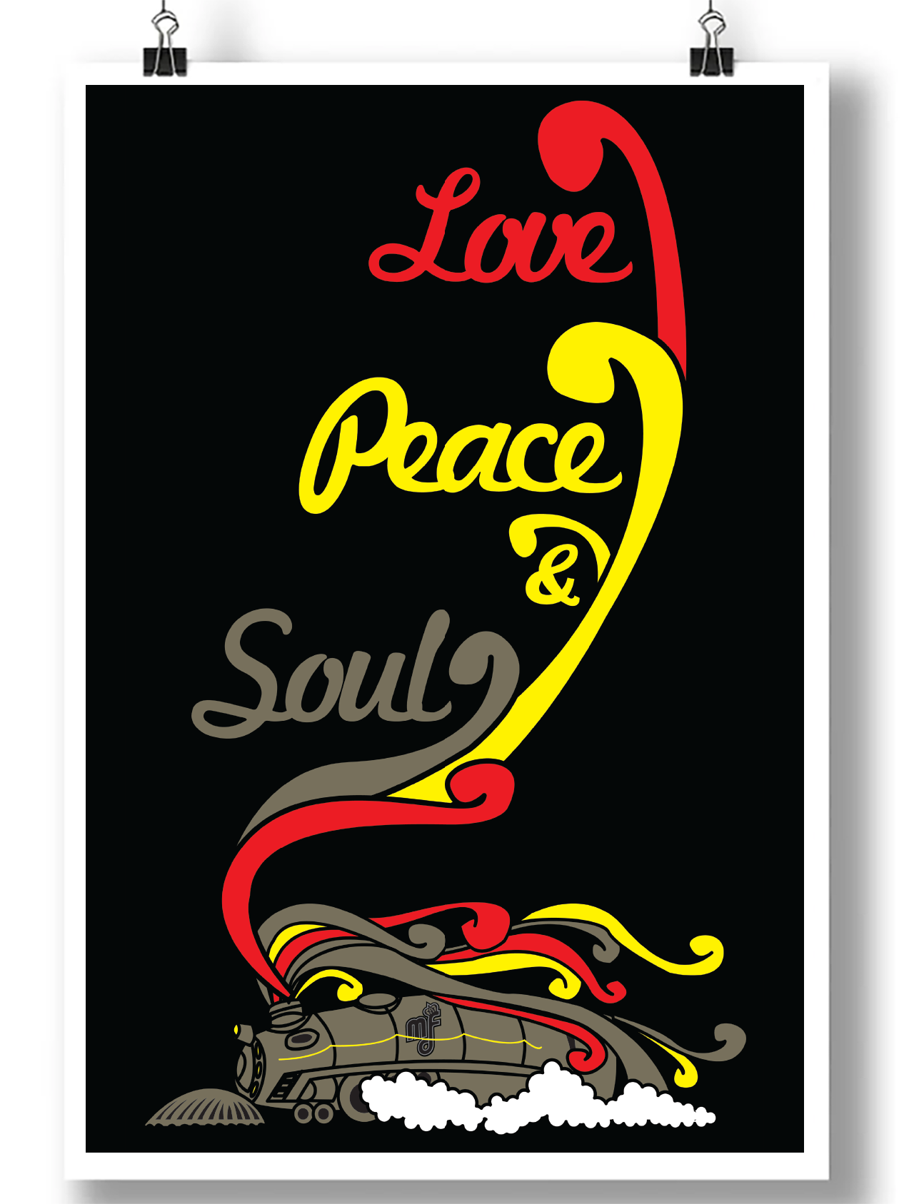 LOVE PEACE & SOUL POSTER