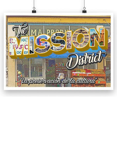 THE FRISCO MISSION DISTRICT POSTER - Mixerfriendly