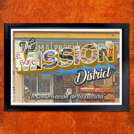 THE FRISCO MISSION DISTRICT POSTER - Mixerfriendly