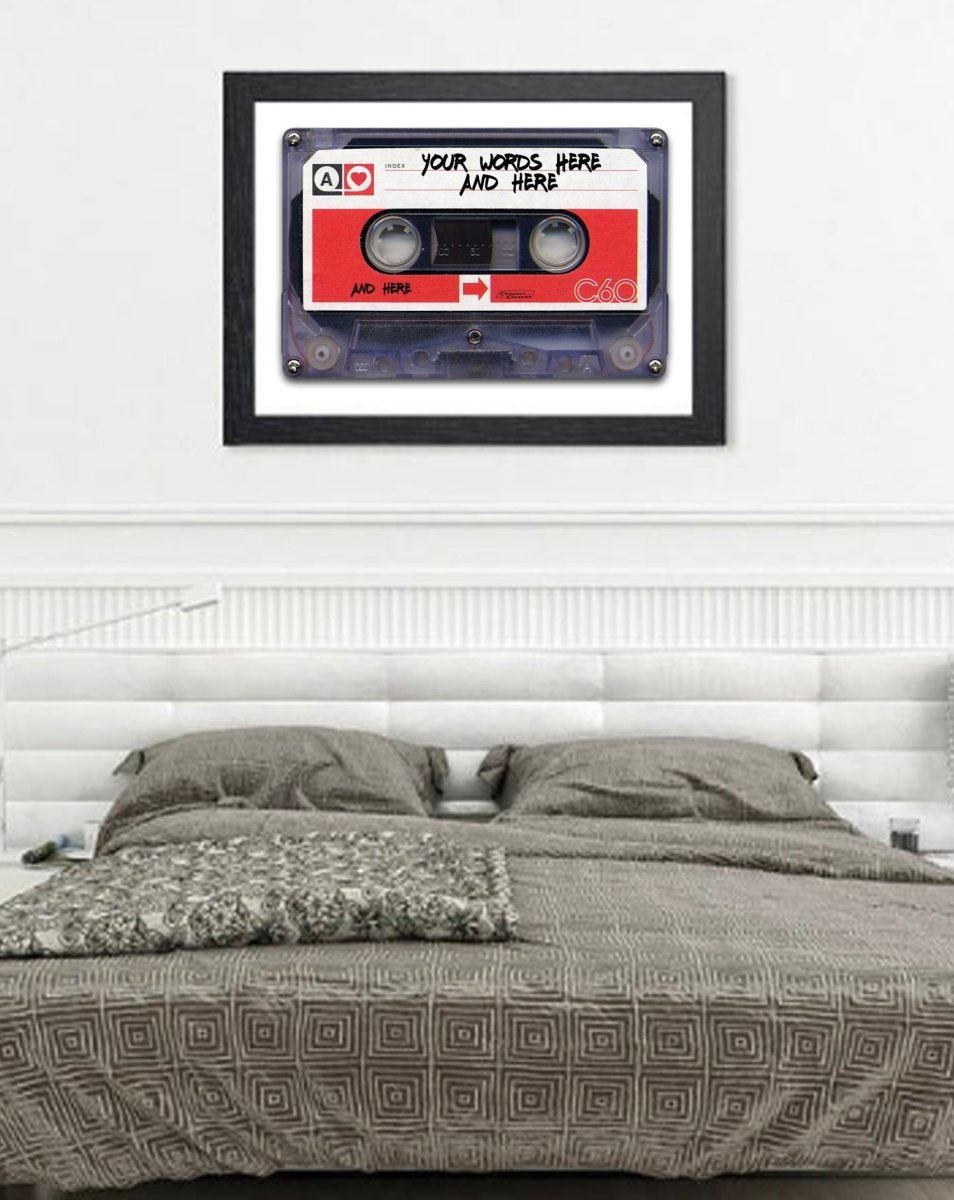 PERSONALIZED CASSETTE MIXTAPE POSTER - Mixerfriendly
