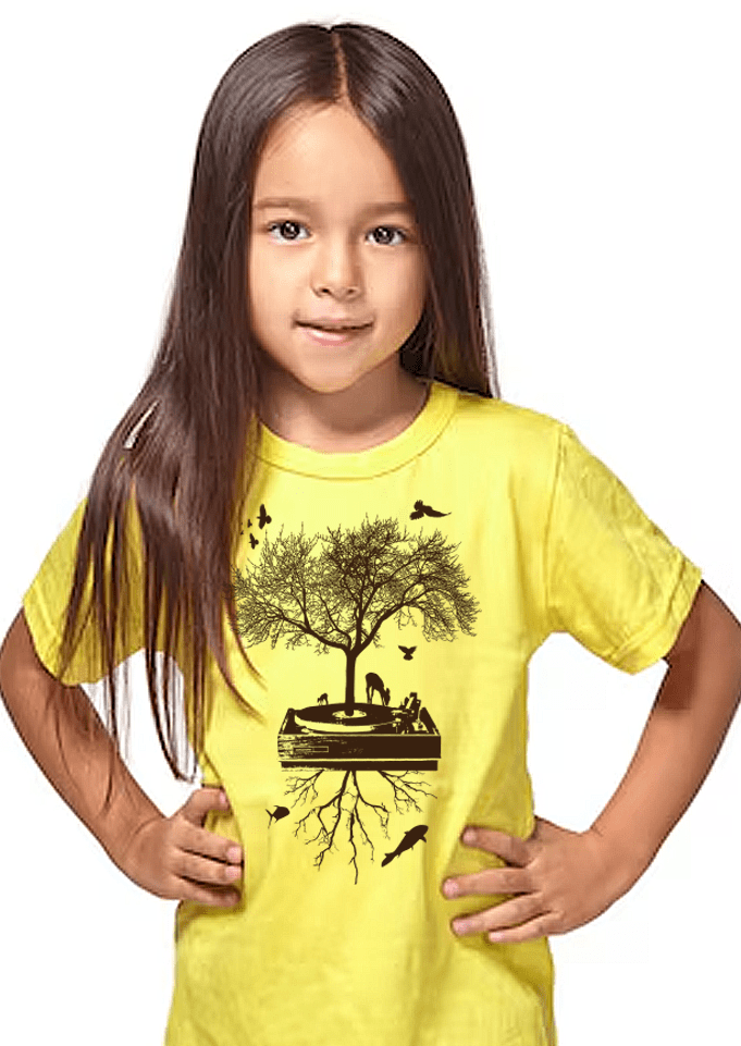 NATURE RECORD PLAYER TEE & ONESIE - Mixerfriendly