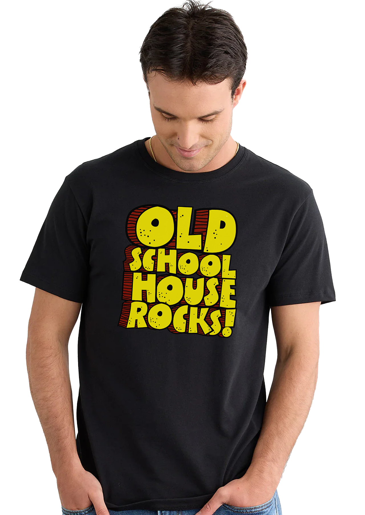 OLD SCHOOL HOUSE MUSIC MENS TEE