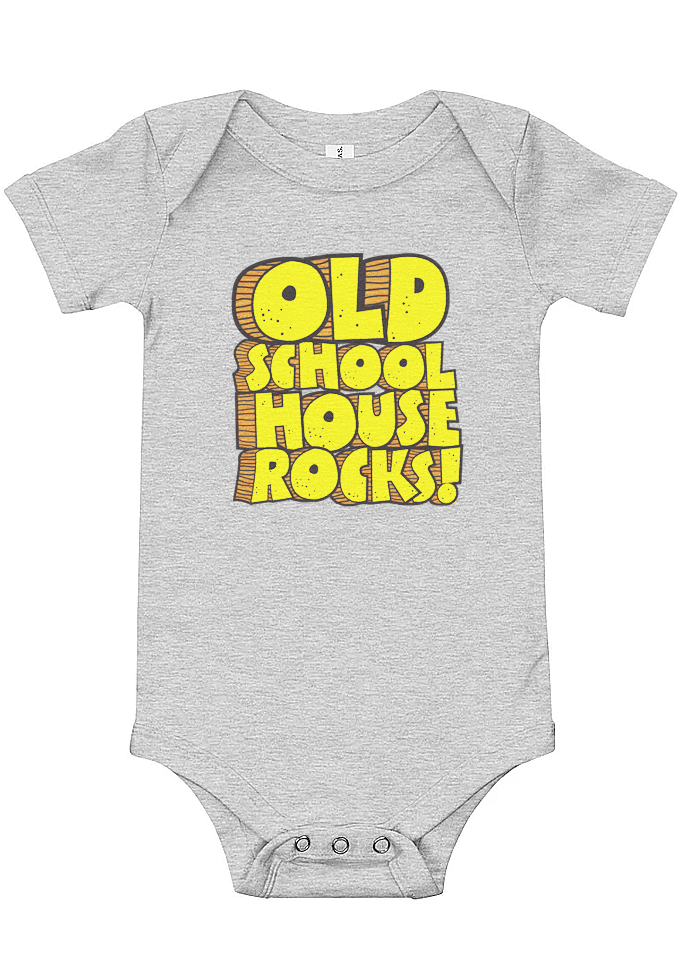 HOUSE MUSIC ROCKS ONESIE & TEE - Mixerfriendly