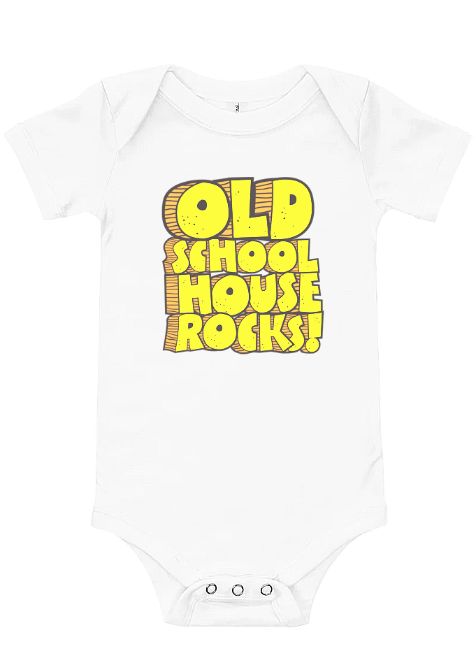 HOUSE MUSIC ROCKS ONESIE & TEE - Mixerfriendly