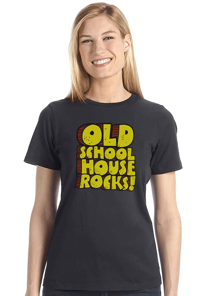 OLD SCHOOL HOUSE MUSIC WOMENS TEE - Mixerfriendly