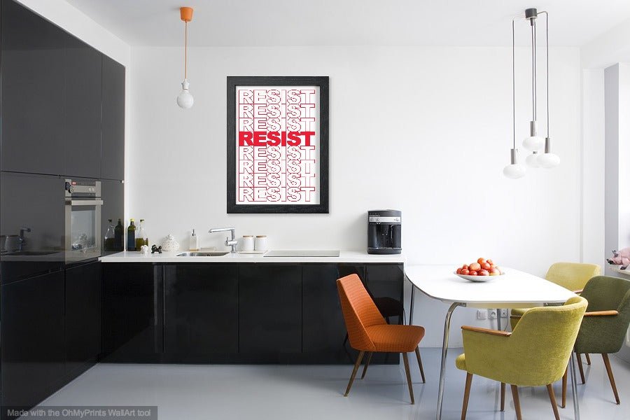 RESIST RESIST RESIST RESIST POSTER - Mixerfriendly