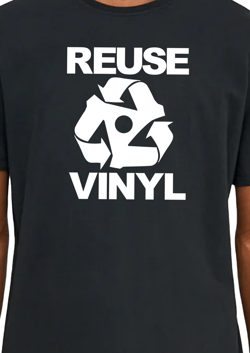 REUSE VINYL RECORDS SUSTAINABLE MENS TEE - Mixerfriendly
