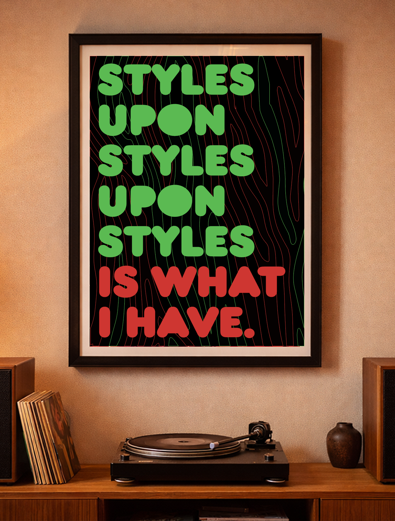 STYLES UPON STYLES POSTER