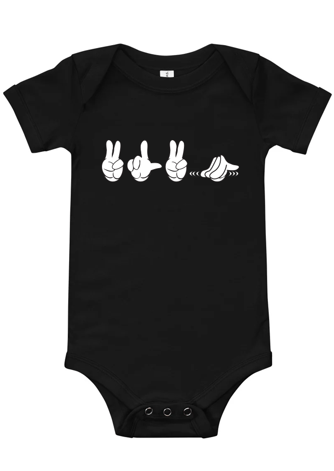 TOO LEGIT TO QUIT ONESIE & TEE - Mixerfriendly