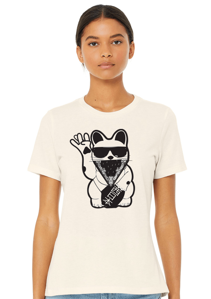 WEST COAST LUCKY CAT WOMENS TEE - Mixerfriendly