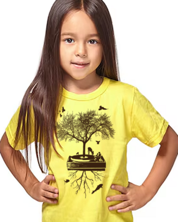NATURE RECORD PLAYER ONESIE & TEE