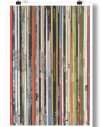 HIP HOP VINYL RECORDS POSTER