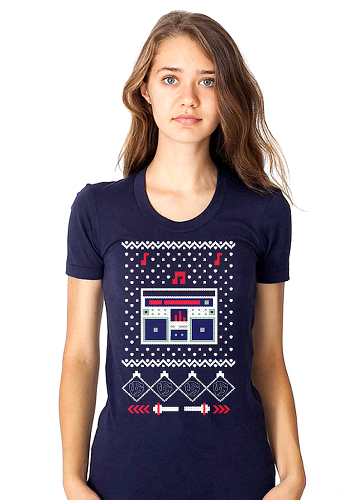 christmas-boombox-tee
